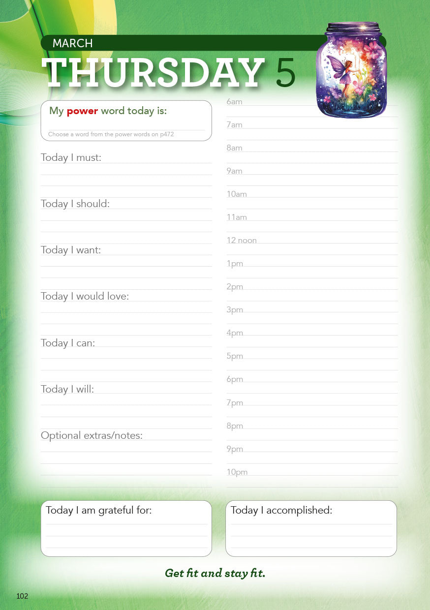 Daily Planner for Busy Women 2026